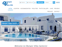 Tablet Screenshot of olympicvillas.com